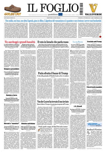 Prima-pagina-il foglio-messina-edizione-di-oggi-23-10-2026